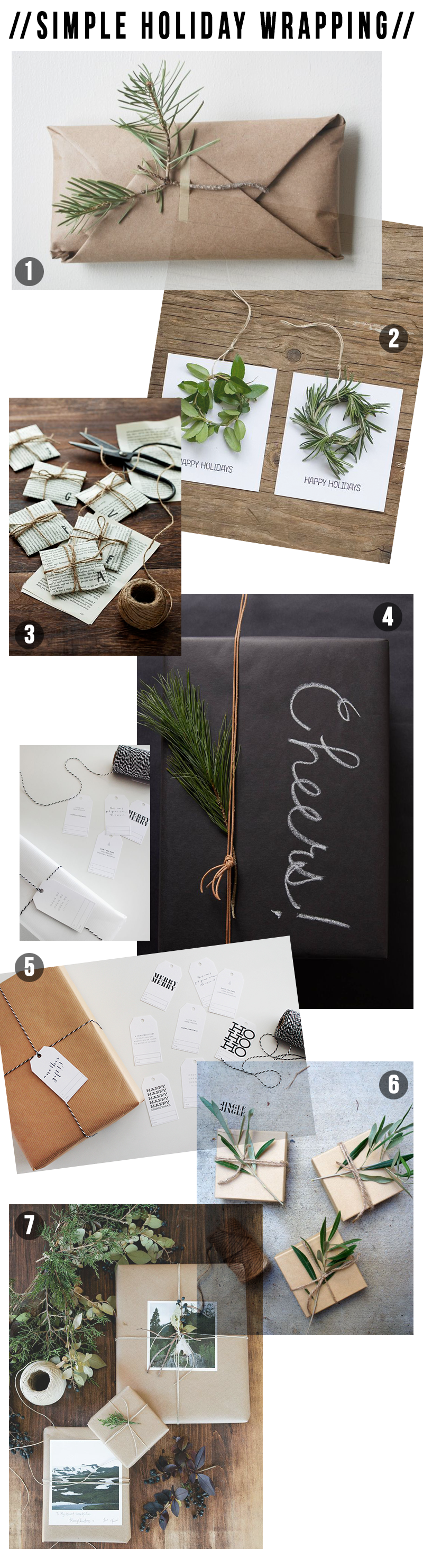Simple Holiday Wrapping